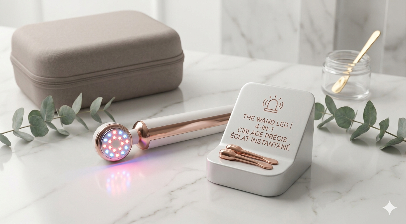 🪄 La Wand LED : Appareil complet de sculpt + glow + anti-âge