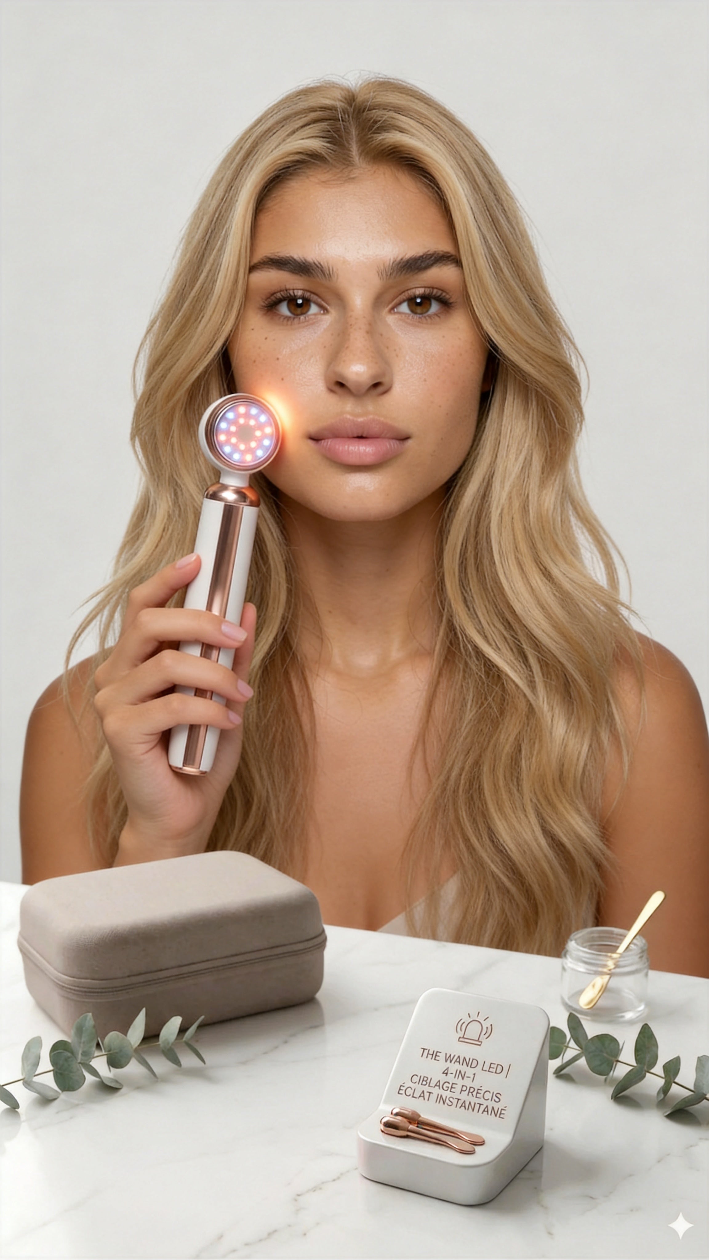 🪄 La Wand LED : Appareil complet de sculpt + glow + anti-âge